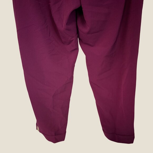 White House Black Market Plum Purple Cropped Dress Pants Womens Size 4 - Picture 7 of 9